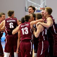 Latvijas U-18 basketbolisti EČ otro posmu noslēdz ar uzvaru pār Spāniju