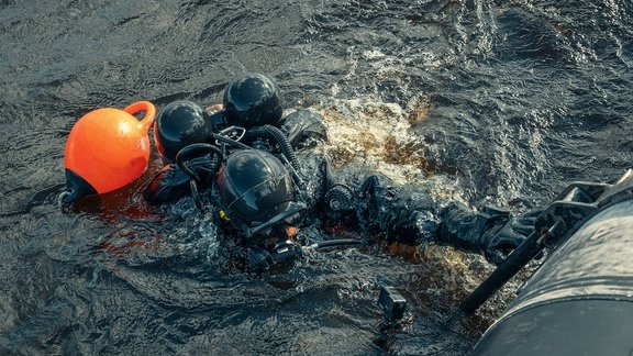 Команда водолазов Морских сил НВС отправилась на место повреждения кабеля в Швеции