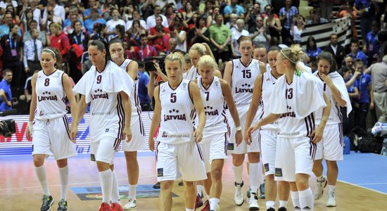 Video: Latvijas basketbolistes Jansone un Kārkliņa pēc zaudējuma Francijai