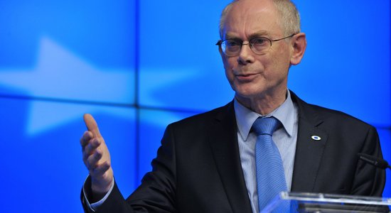 Херман ван Ромпей: вступление Латвии в еврозону приветствуется