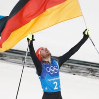 Vācija Phjončhanā izcīna 'hat trick' olimpiskajās sacensībās Ziemeļu divcīņā