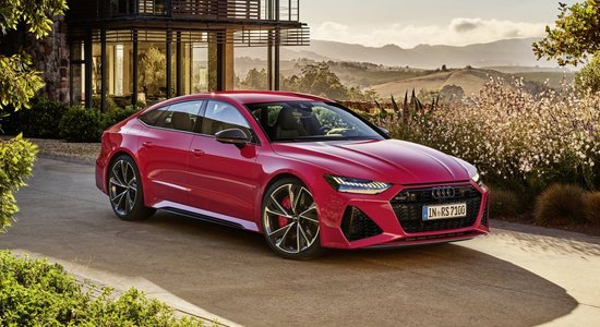 Jaunais 'Audi RS7' ar 600 ZS un 3,6 sekundēm līdz 'simtam'