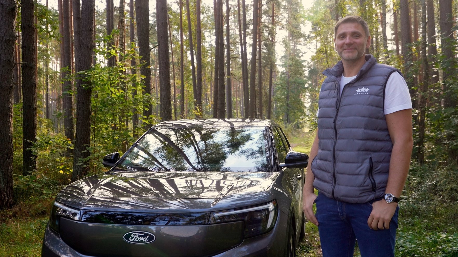 Video: Kaspars Cipruss izmēģina elektrisko "Ford Explorer"