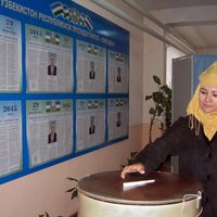 Uzbekistānas prezidenta vēlēšanās atkal uzvarējis Karimovs