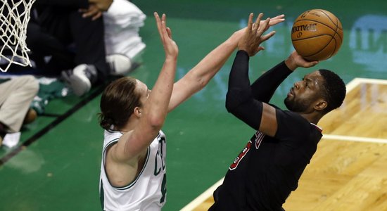 'Bulls' NBA 'play-off' otro reizi pārspēj Austrumu konferences uzvarētāju 'Celtics'