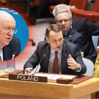 Polijas ārlietu ministrs ANO Drošības padomē izskolo Krievijas diplomātu
