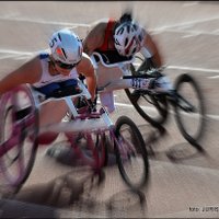 Foto: Latvijas un Eiropas paralimpiskie vieglatlēti Velsā cīnās par Eiropas čempionāta medaļām