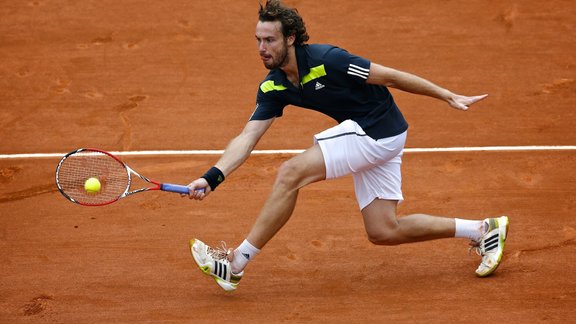 Ernests Gulbis vs Radek Stepanek, French Open 3.kārta - 9