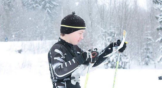 Latvijas sportistiem sestā vieta Eiropas čempionāta orientēšanās sportā uz slēpēm stafetē