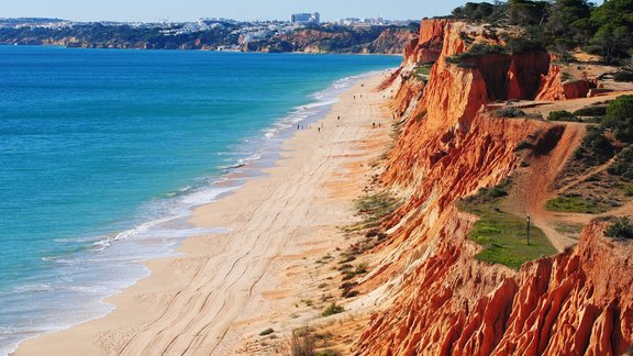 Praia da Falésia, Algarve, Portugāle