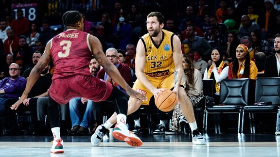 Jānis Strēlnieks, basketbols, AEK