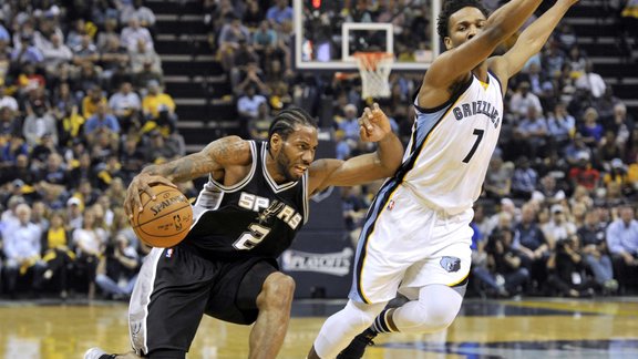 Basketbols, NBA: "Spurs" pret  "Grizzlies"  - 1