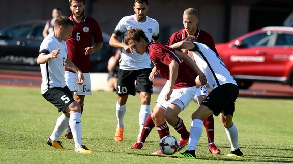 Futbols,  Baltijas kausa izcīņa: Latvijas futbola izlase pret Igaunijas futbola izlasi - 1