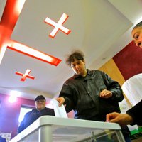 Fotoreportāža: Gruzijā notiek prezidenta vēlēšanas