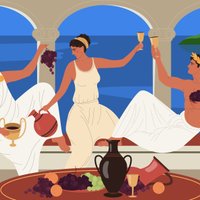 Grieķijā uziets 1600 gadus sens vīna veikals