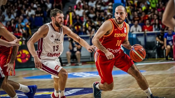 Basketbols, Pasaules kausa kvalifikācija: Latvija - Spānija - 13