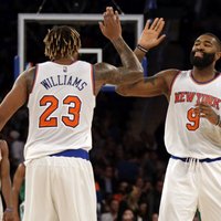 'Knicks' bez Porziņģa izcīna vēl vienu uzvaru NBA pārbaudes spēlē