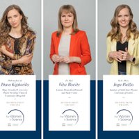 Trīs Latvijas zinātnieces saņēmušas prestižo 'Sievietēm zinātnē' balvu