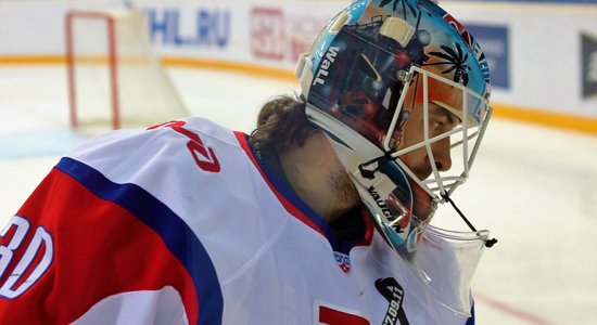 'Lokomotiv' vārtsargs Murigins labojis KHL 'sauso' spēļu rekordu