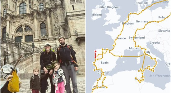 25 тысяч километров и 15 стран. Автобусное путешествие семьи из Яунпилса