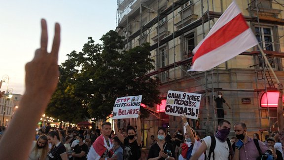 Demonstrācijas Baltkrievijā  - 2