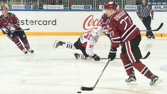 Hokejs, KHL spēle: Rīgas Dinamo - Omskas Avangard - 41