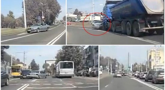 Video: Viļņā policija dzenas pakaļ 'BMW'