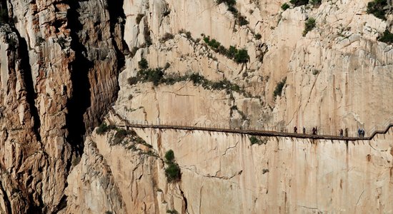 'Caminito del Rey' – pasaulē bīstamākā taka vai tūristu magnēts?