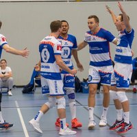 Latvijas volejbolisti ārzemēs: Buivids gūst 25 punktus Šveices čempionāta spēlē