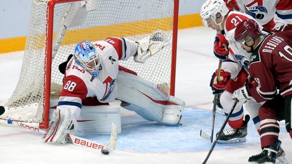 Hokejs, KHL spēle: Rīgas Dinamo - Lokomotiv - 23