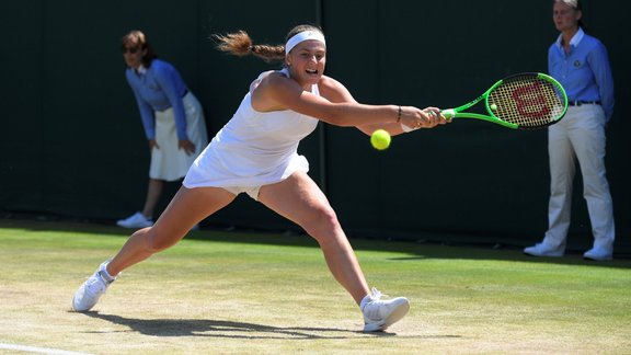 Teniss, Vimbldonas čempionāts: Jeļena Ostapenko - Jeļina Svitoļina - 6