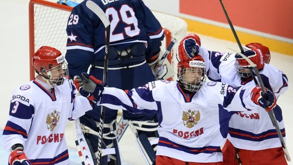 russia -usa hockey u-18