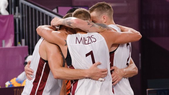 Tokijas olimpiskās spēles, 3x3 basketbols: Latvija - Nīderlande - 24