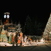 Pasaku mežs un lielformāta gaismas objekti – Ziemassvētku pastaiga Siguldā