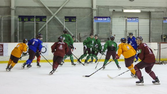 Latvijas hokeja izlases pirmais treniņš pirms 2018. gada pasaules čempionāta - 50