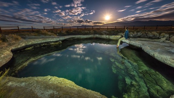 Meadow Hot Spring, dabiskais baseins