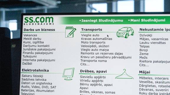 Sludinājumu portāla "ss.lv" peļņa – gandrīz deviņi miljoni eiro