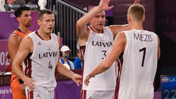 Tokijas olimpiskās spēles, 3x3 basketbols: Latvija - Nīderlande - 23