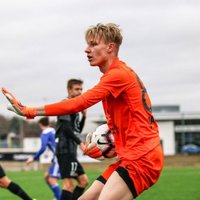 'Valmiera Glass/ViA' futbolisti sensacionāli uzvar čempionus 'Riga FC'