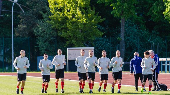 Futbols. Latvijas futbola izlases treniņš pirms jūnija spēlēm - 9