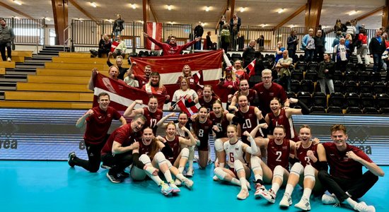 Latvijas volejbolistēm uzvara Eiropas Sudraba līgas ievadā
