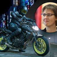 Bijusī IZM parlamentārā sekretāre Muižniece iegādājusies motociklu