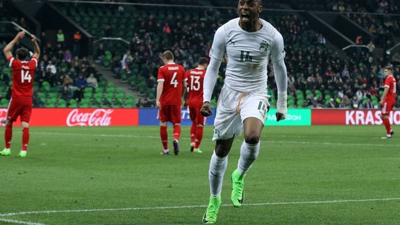 Ivory Coast forward Jonathan Kodjia