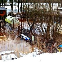 ФОТО, ВИДЕО: Потоп в Огре - службы готовы к эвакуации жителей