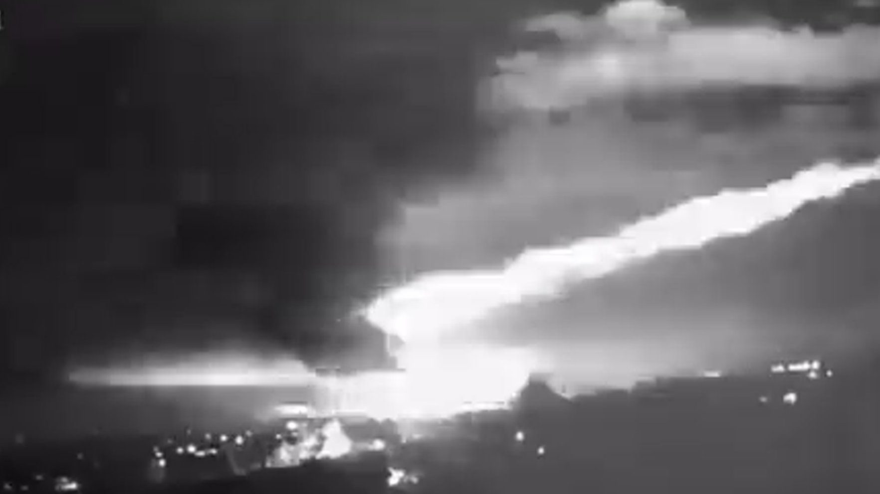 Russian Missile Strike Damages Ship in Odesa Region; Ukrainian Drone Attack Causes Fire at Crimea Airport