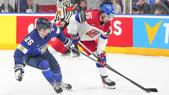 Hokejs, pasaules čempionāts 2024: Čehija - Somija