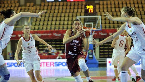 Sieviešu basketbols, Latvija - Krievija - 2