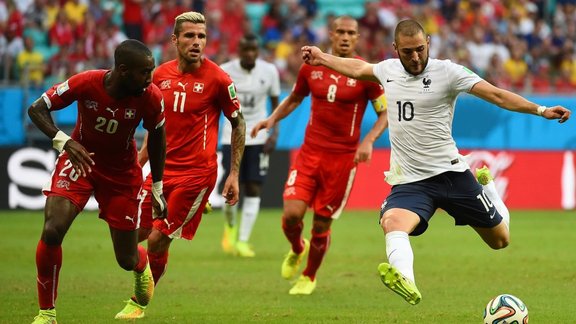 karim benzema (France - Switzerland)