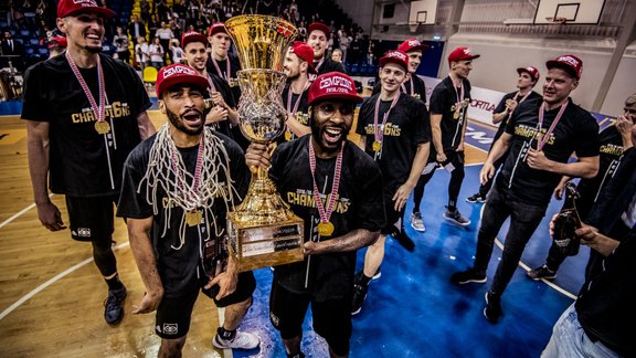 Basketbols, LBL fināls 2019, piektā spēle: Ventspils - VEF Rīga - 60