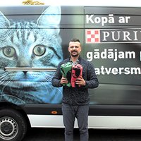 'Purina' segu busiņš gūst neticamu cilvēku atsaucību visā Latvijā